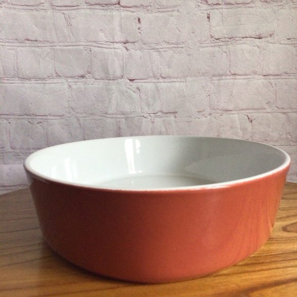 IKEA Orange/Red Ceramic Oval Baking Dish - Picture 3 of 8